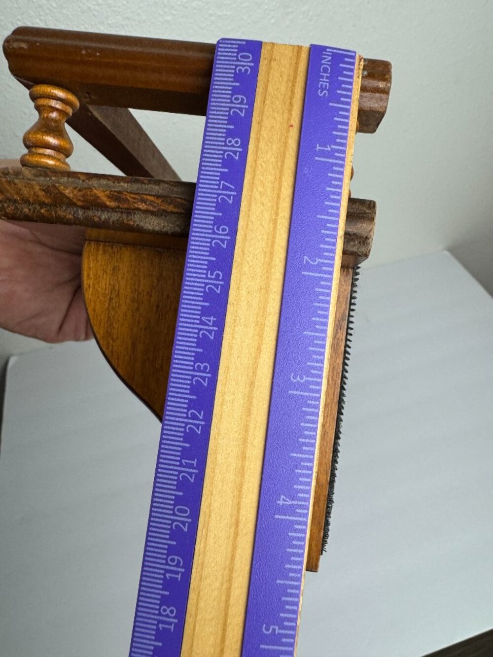 Vintage Wood Shelf Display Balustrade 24" L - Picture 16 of 16